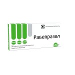 Рабепразол, таблетки кишечнорастворимые покрытые оболочкой 20 мг 28 шт