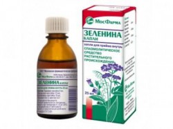 Зеленина капли, капли для приема внутрь 25 мл 1 шт