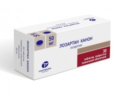 Лозартан Канон табл. п/о пленочной 50 мг 30 шт.